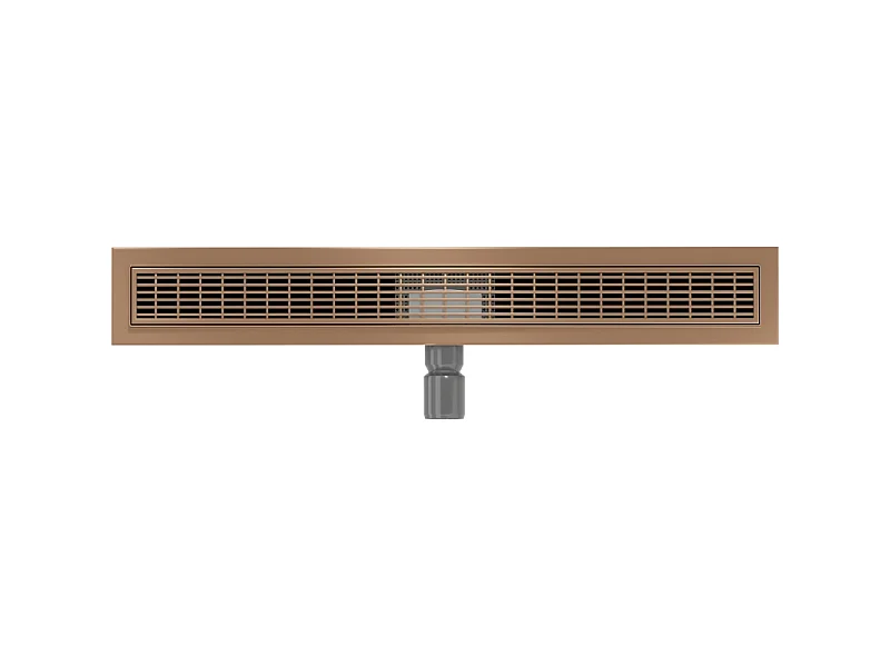 Mexen Flat M33 lineaire afvoer 50 cm, geborsteld koper - 1C33050-15