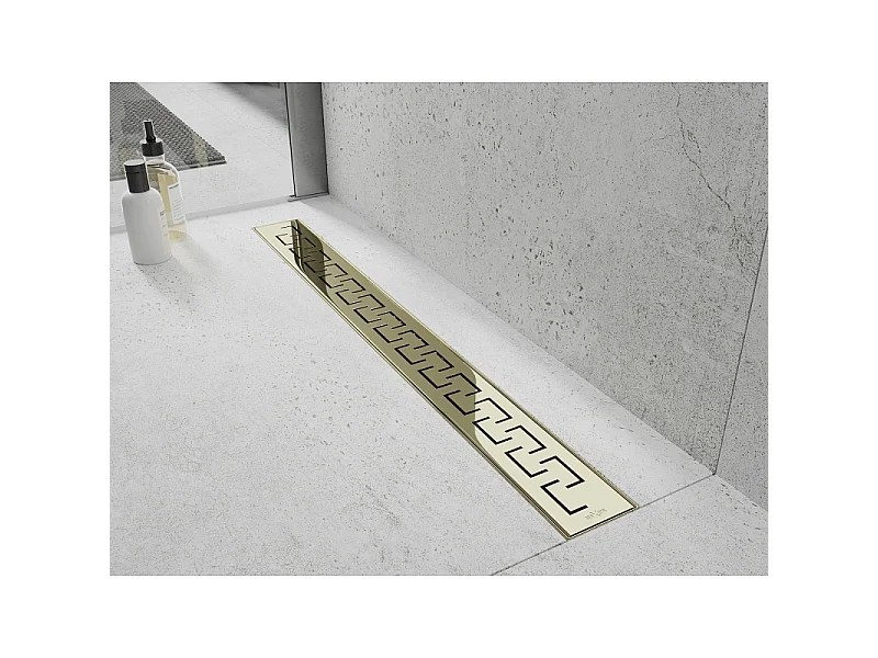 Mexen Flat M15 lineaire afvoer 100 cm, goud - 1524100-15