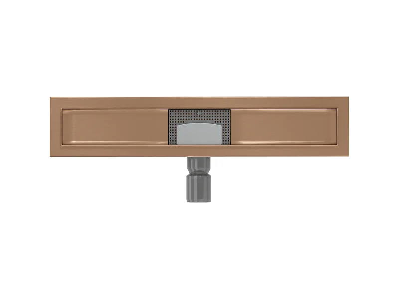 Mexen Flat corpo per scarico a canaletta 50 cm, rame satinato - 1C15050