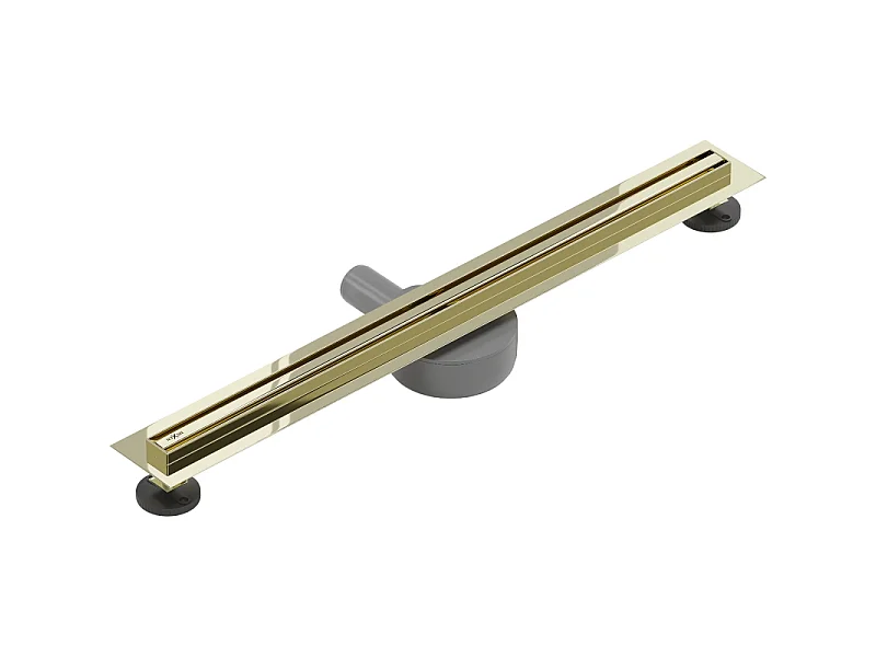 Mexen Flat 360° Slim draaibare lineaire afvoer 70 cm, goud - 1541070