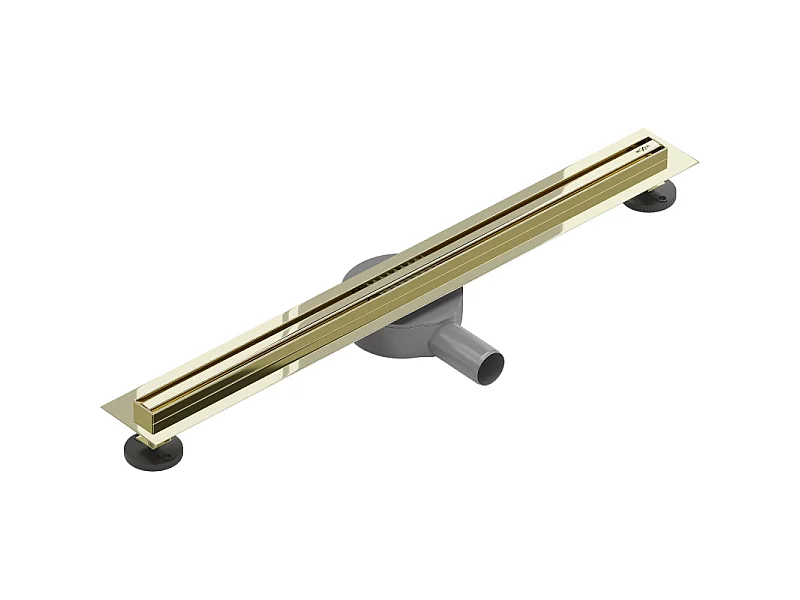 Mexen Flat 360° Slim draaibare lineaire afvoer 70 cm, goud - 1541070