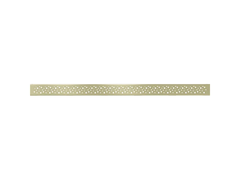 Mexen Flat M12 cache pour drain linéaire 80 cm, or brossé - 1A21080