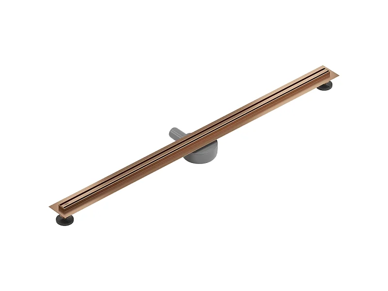 Mexen Flat 360° Slim canalisation linéaire rotative 150 cm, cuivre brossé - 1C41150