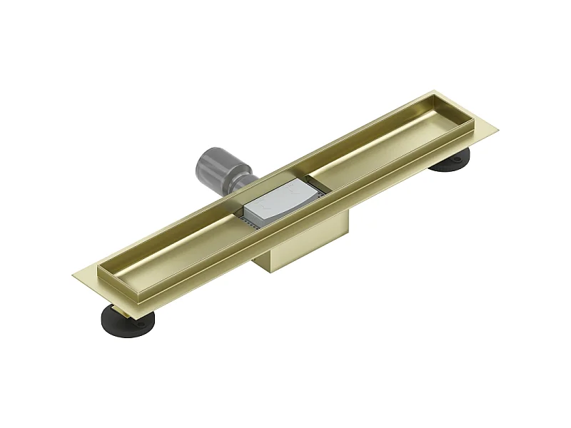 Mexen Flat lichaam voor 50 cm lineaire afvoer, geborsteld goud - 1A15050