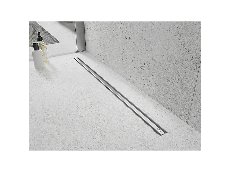 Mexen Flat 360° Slim draingoot draaibaar 130 cm, inox - 1041130