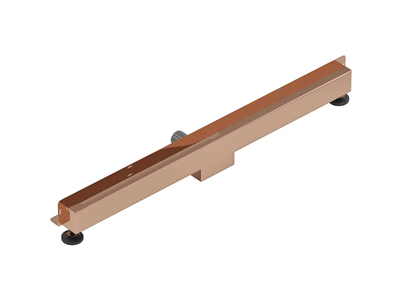 Mexen Flat Wall linear wall drain 2in1 100 cm, rose gold - 1630100