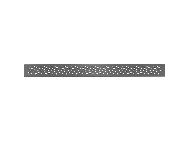 Mexen Flat Masque d'écoulement linéaire M12 60 cm. gris canon brossé - 1E21060
