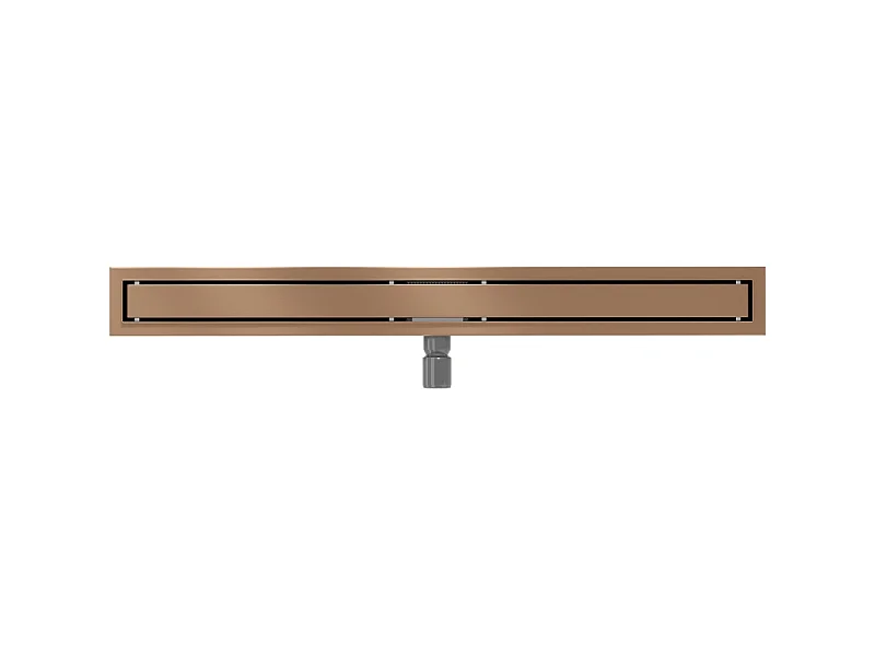 Mexen Flat M13 lijnafvoer 2-in-1 100 cm, geborsteld koper - 1C10100-15