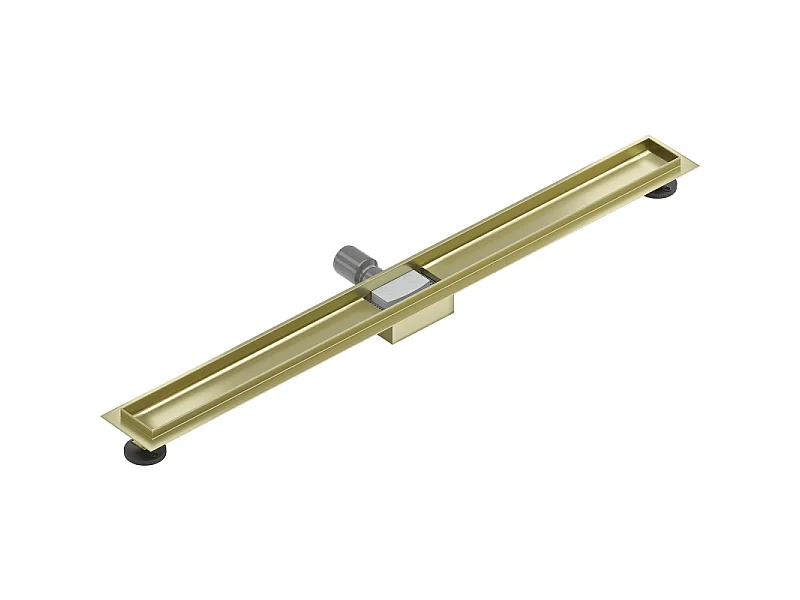 Mexen Flat lichaam voor lineaire afvoer 90 cm, geborsteld goud - 1A15090