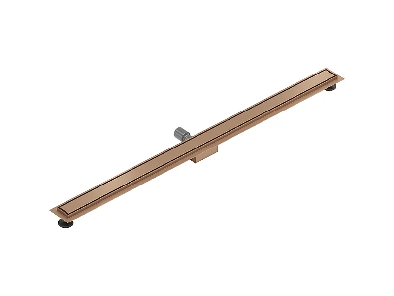Mexen Flat M13 Linear Drain 2in1 110 cm, Brushed Copper - 1C10110