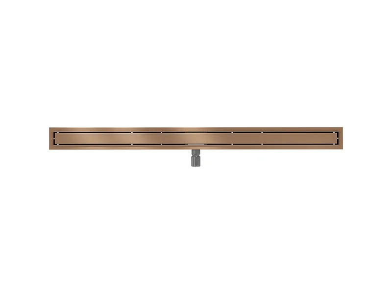 Mexen Flat M13 Linear Drain 2in1 110 cm, Brushed Copper - 1C10110