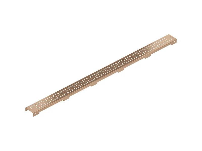 Mexen Flat Masque de drainage linéaire M15 100 cm, cuivre brossé - 1C24100