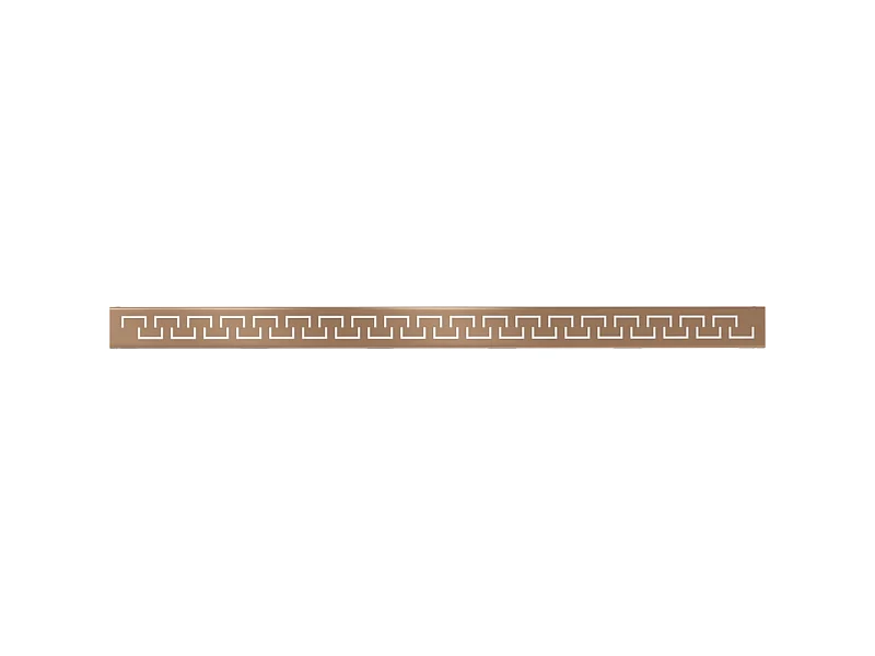 Mexen Flat Masque de drainage linéaire M15 100 cm, cuivre brossé - 1C24100