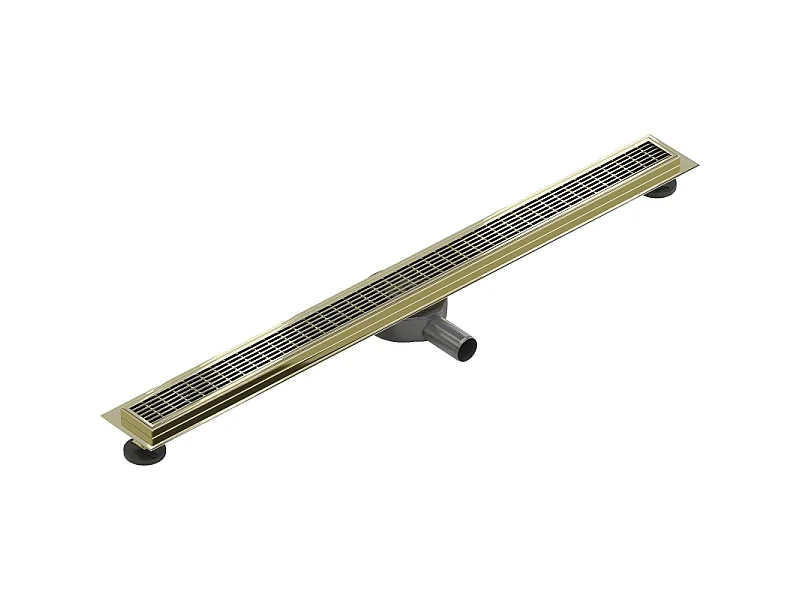 Mexen Flat 360° M33 Rotating Linear Drain 100 cm, Gold - 1533100-40