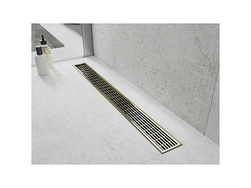 Mexen Flat M33 afdekking voor lineaire afvoer 70 cm, goud - 1533070