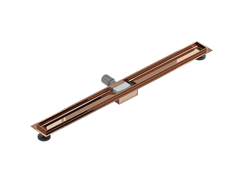 Mexen Flat lichaam voor lineaire afvoer 100 cm, roze goud - 1615100