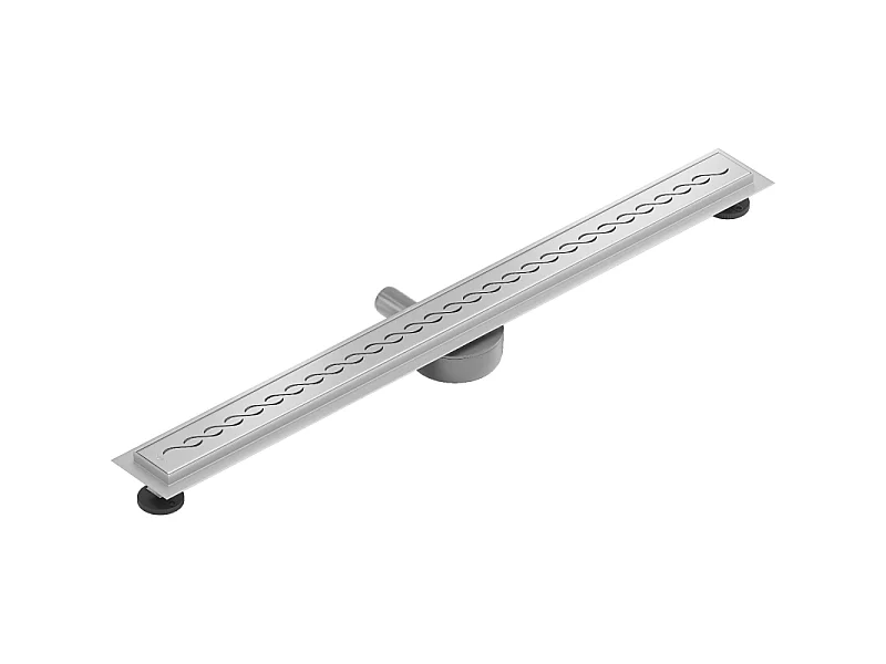 Mexen Flat 360° M18 Rotierender Linienabfluss 90 cm, Inox - 1023090-40