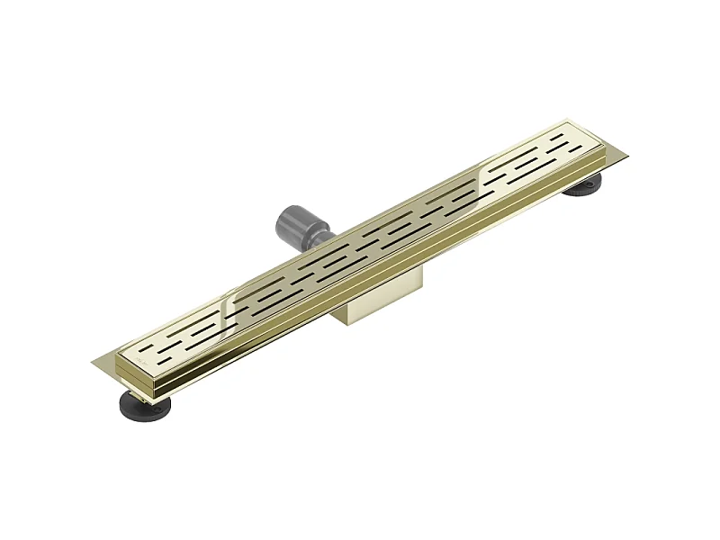 Mexen Flat M01 linearni odtok 60 cm, zlati - 1520060-15