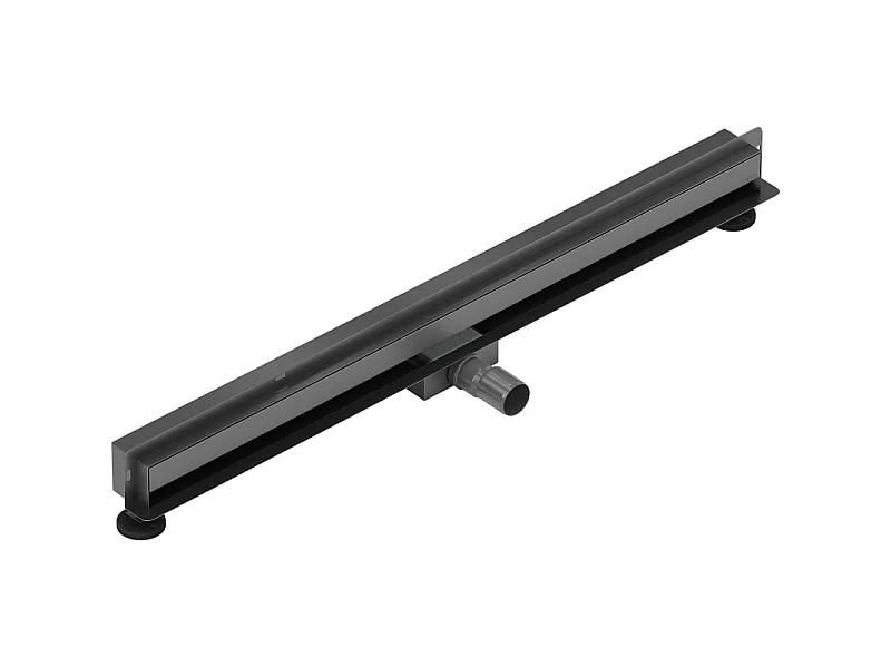 Mexen Flat Wall stenski linijski odtok 2v1 80 cm, krtačena pištola siva - 1E30080