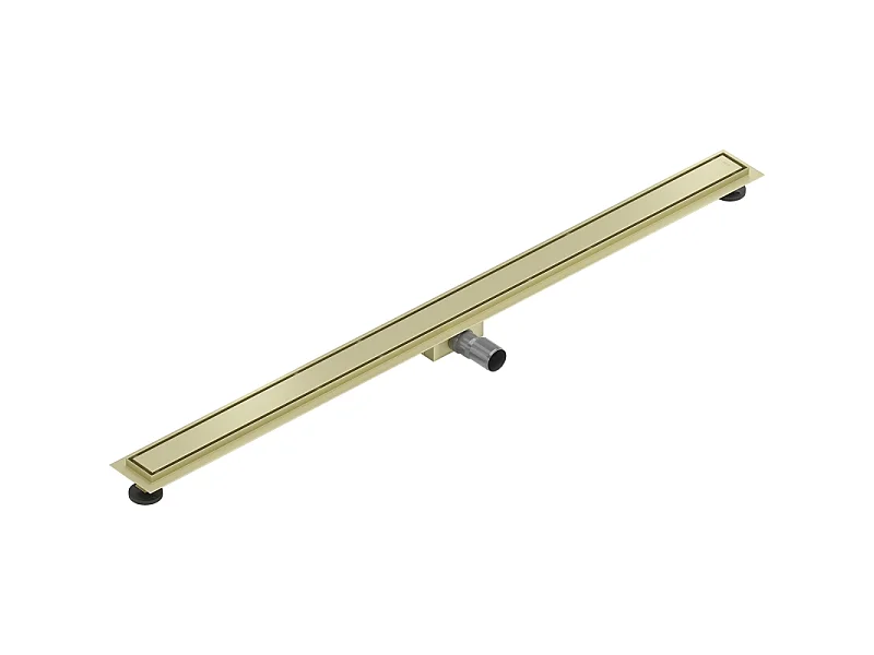 Mexen Flat M13 linear drain 2-in-1 150 cm, brushed gold - 1A10150
