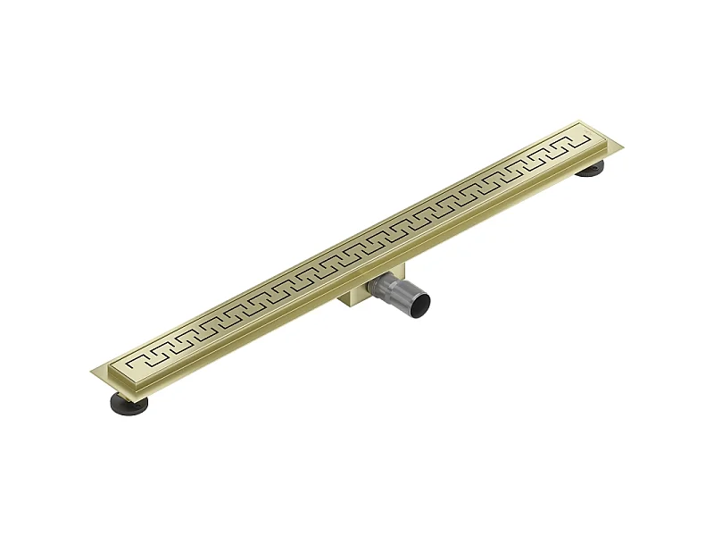 Mexen Flat M15 linearna odtočna rešetka 90 cm, zlato brušena - 1A24090-15