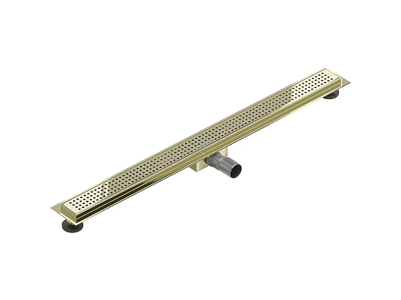 Mexen Flat M08 lineaire afvoer 90 cm, goud - 1525090-15