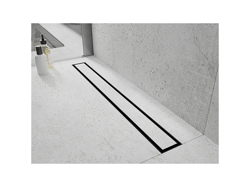 Mexen Flat M13 Linear Drain 2in1 150 cm, Black - 1710150
