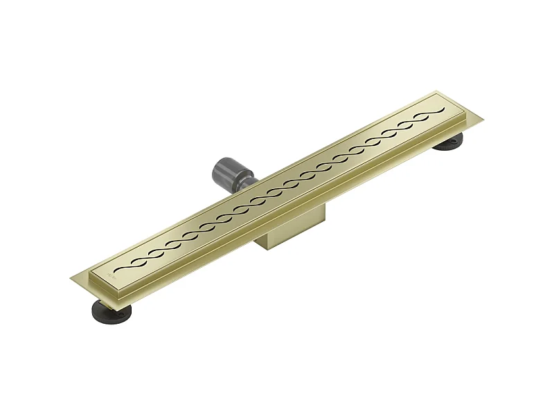Mexen Flat M18 lijnafvoer 60 cm, goud geborsteld - 1A23060-15