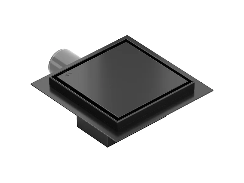 Mexen Flat-Q M13 siphon de sol carré 15 x 15 cm, noir - 1710015