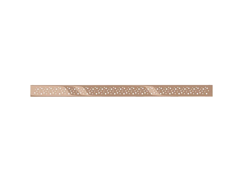 Mexen Flat M12 cache pour drain linéaire 80 cm, or rose - 1621080