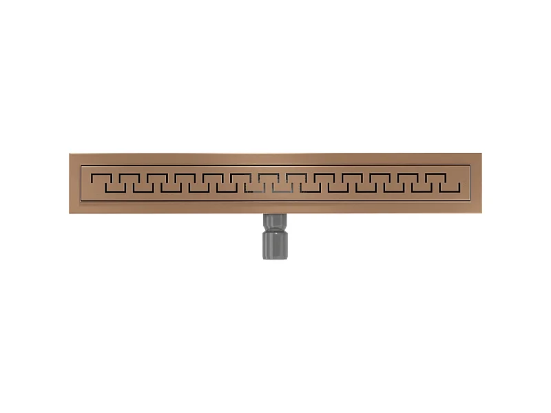 Mexen Flat M15 lineaire afvoer 70 cm, geborsteld koper - 1C24070-15