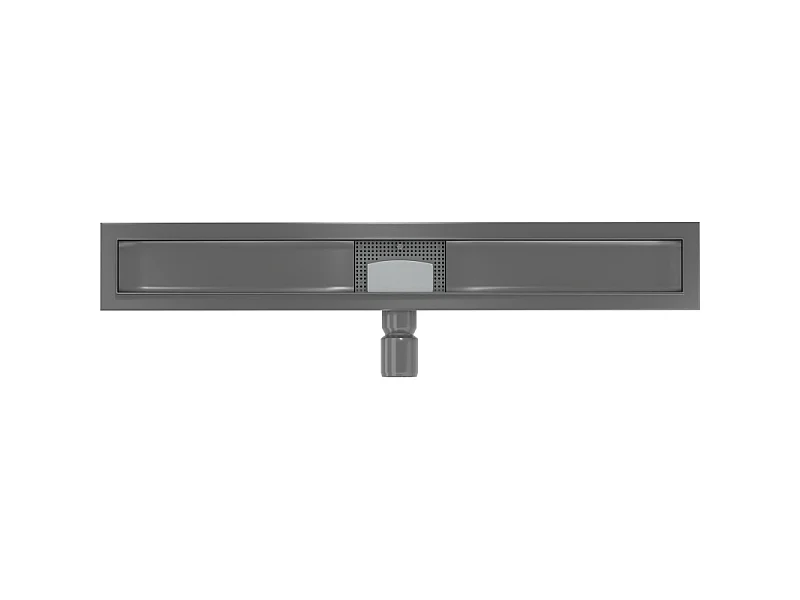 Mexen Flat Korpus für Linienentwässerung 80 cm, gebürstetes Gewehrgrau - 1E15080
