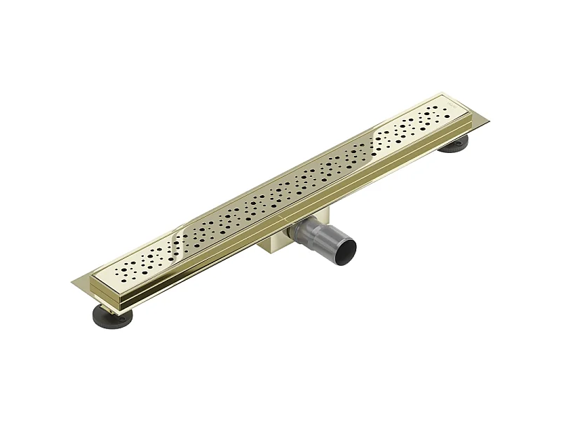 Mexen Flat M12 drain linéaire 70 cm, doré - 1521070-15