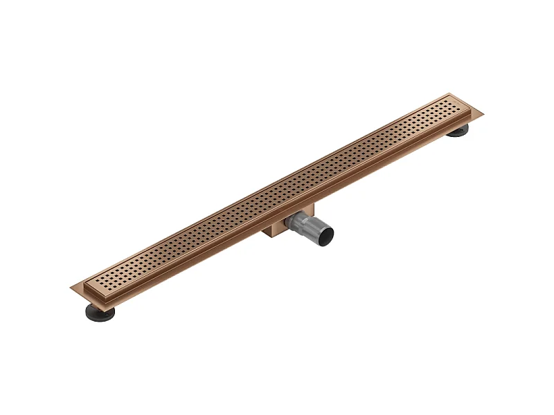Mexen Flat M08 lineaire afvoer 100 cm, geborsteld koper - 1C25100-15