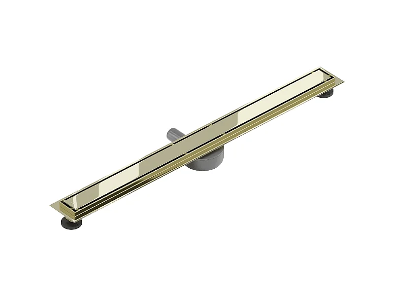 Mexen Flat 360° M13 Rotational Linear Drain 2-in-1 90 cm, Gold - 1510090-40