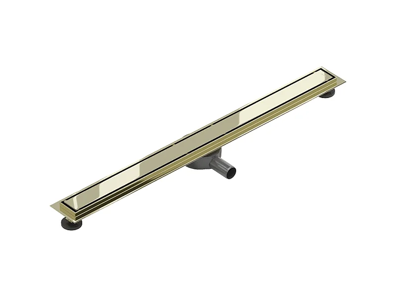 Mexen Flat 360° M13 Rotational Linear Drain 2-in-1 90 cm, Gold - 1510090-40