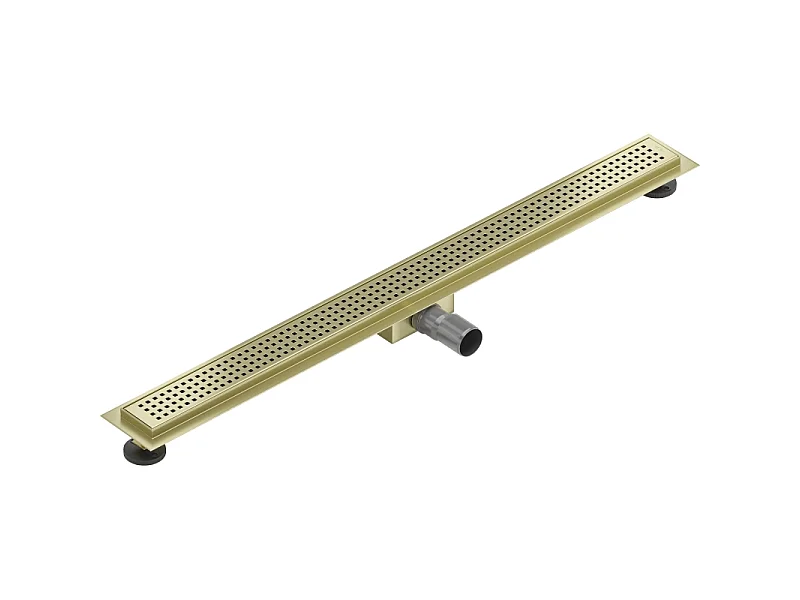 Mexen Flat M08 ralo linear 90 cm, dourado escovado - 1A25090-15