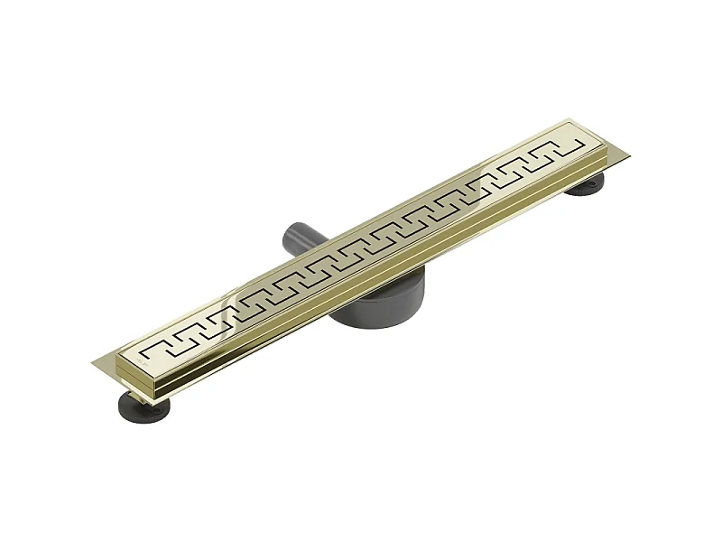 Mexen Flat 360° M15 caniveau linéaire rotatif 70 cm, doré - 1524070-40