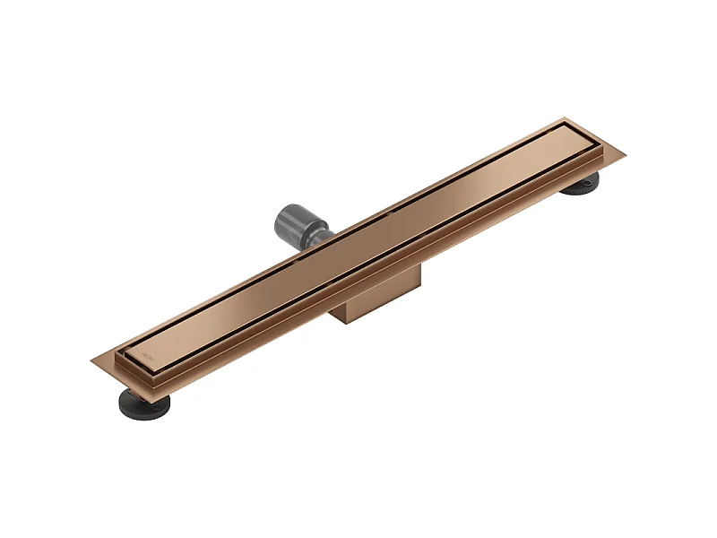 Mexen Flat M13 Linear Drain 2in1 50 cm, Brushed Copper - 1C10050-15