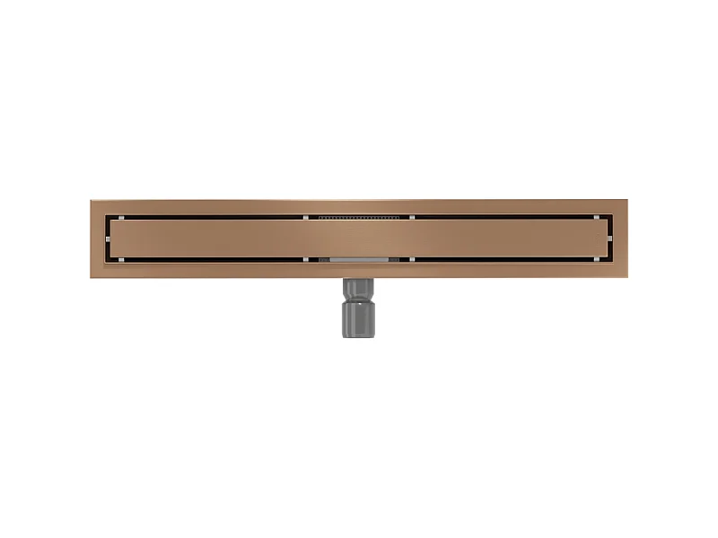 Mexen Flat M13 Linear Drain 2in1 50 cm, Brushed Copper - 1C10050-15