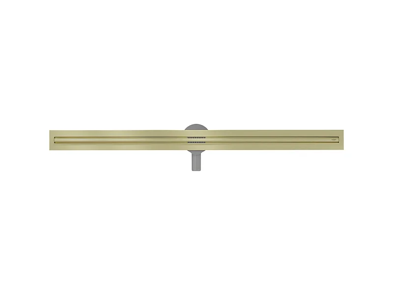 Mexen Flat 360° Slim caniveau de douche linéaire rotatif 150 cm, or brossé - 1A41150