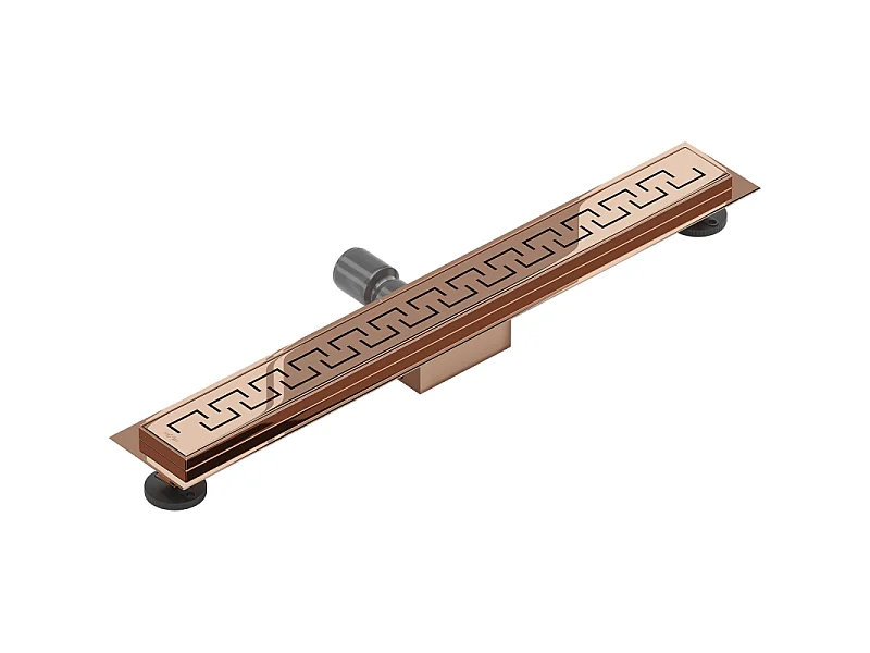 Mexen Flat M15 lineaire afvoer 60 cm, roze goud - 1624060-15