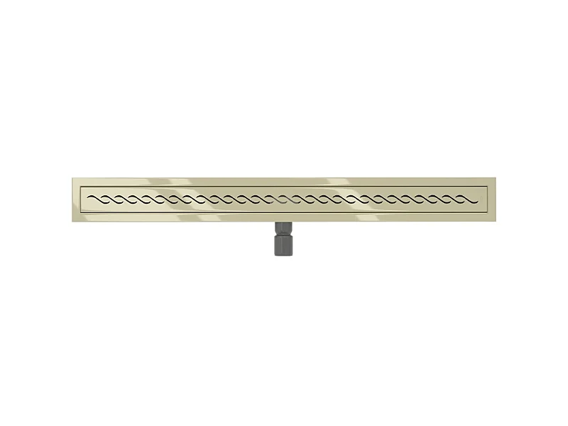 Mexen Flat 360° M18 roterende lineaire afvoer 90 cm, goud - 1523090-40