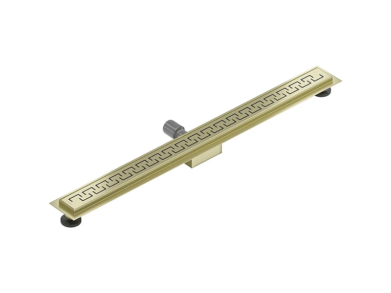 Mexen Flat M15 lijnafvoer 100 cm, geborsteld goud - 1A24100-15