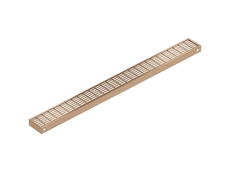 Mexen Flat M33 afdekplaat voor lijnafvoer 60 cm, geborsteld koper - 1C33060