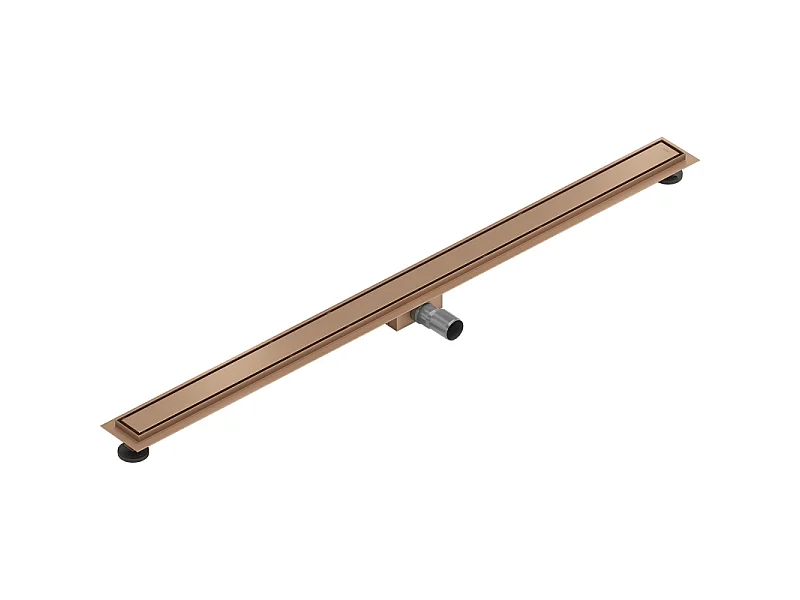 Mexen Flat M13 linear drain 2in1 120 cm, brushed copper - 1C10120