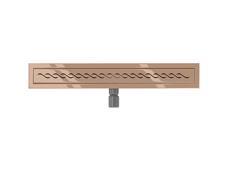 Mexen Flat M18 lineaire afvoer 70 cm, roze goud - 1623070-15