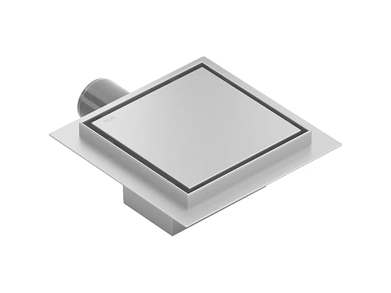 Mexen Flat-Q M13 wpust podłogowy kwadratowy 20 x 20 cm, inox - 1010020