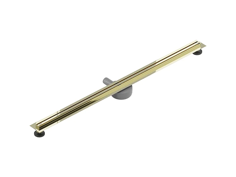 Mexen Flat 360° Slim draaibare lineaire afvoer 150 cm, goud - 1541150