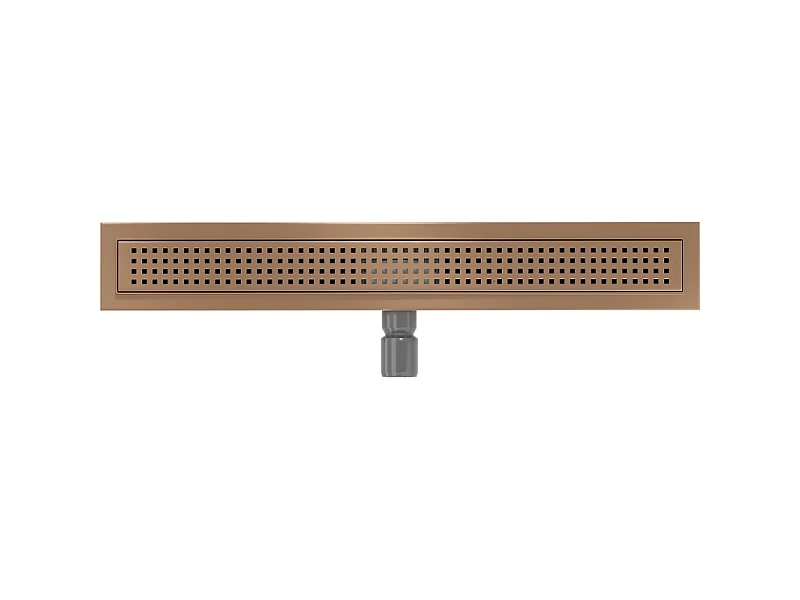Mexen Flat M08 lineaire afvoer 60 cm, geborsteld koper - 1C25060-15